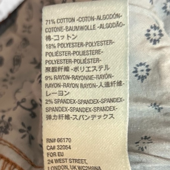 We The Free Blue Boot Cut Jeans exposed button fly size 28 - Picture 7 of 8